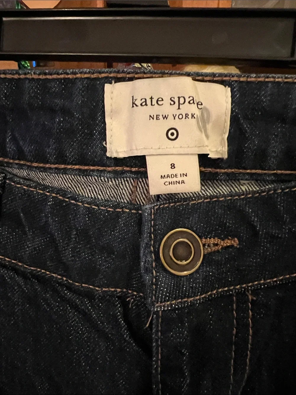 kate spade Men’s Dark Blue Relaxed Cuffed Jeans